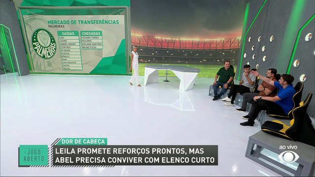 Debate Jogo Aberto: Quais os reforços que o Palmeiras precisa? Veja quem chegou e saiu!