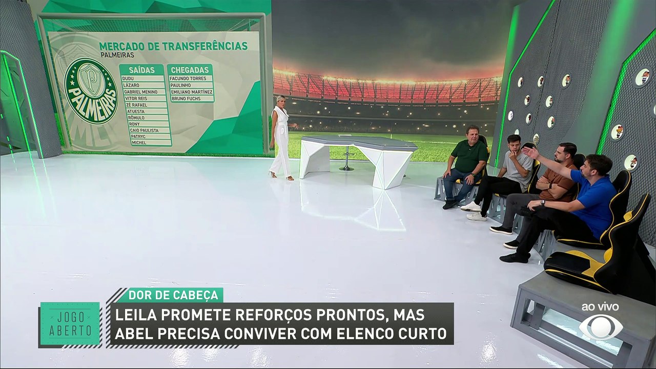 Debate Jogo Aberto: Quais os reforços que o Palmeiras precisa? Veja quem chegou e saiu!