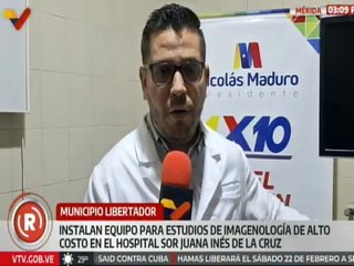 Mérida | Gobierno Bolivariano dota de equipos de imagenología al Hospital Sor Juana Inés de la Cruz