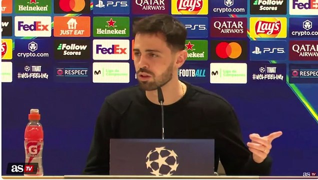 Rueda de prensa de Bernardo Silva Real Madrid vs City