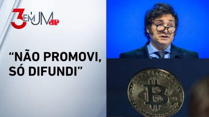 Milei gera polêmica ao divulgar criptomoedas nas redes sociais