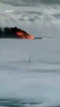 Dramatic Video Shows Delta Plane Crash Landing in Toronto and Bursting into Flames Before Flipping Upside Down