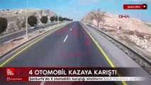 Şanlıurfa'daki zincirleme kaza kameralara yansıdı