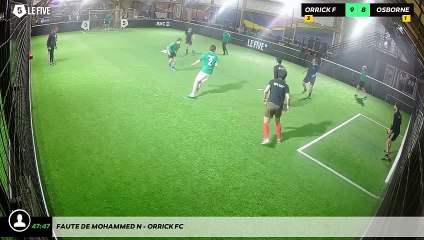 Faute de Mohammed N - Orrick Fc