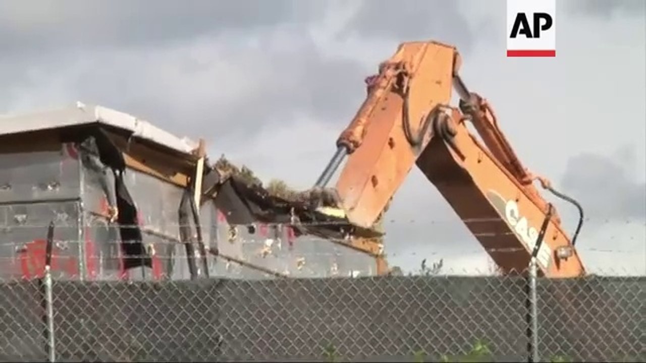 Sandy Hook: Demolition Begins at the School