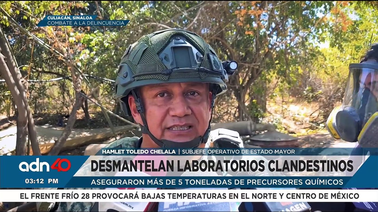 🚨 Desmantelan laboratorios clandestinos y áreas de concentración de drogas en Culiacán, Sinaloa