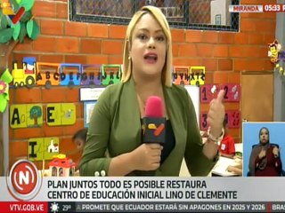 Miranda | Plan "Juntos Todo es Posible" se sumó al embellecimiento del C.E.I. Lino de Clemente