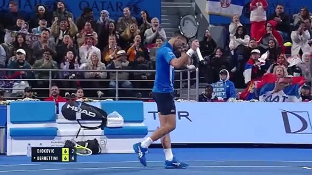 Berrettini shocks Djokovic in Doha