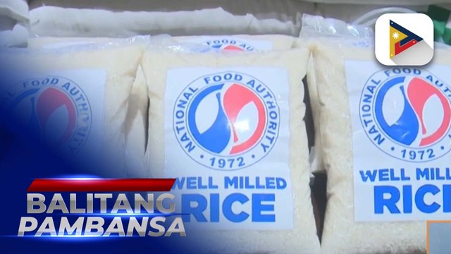 NFA rice stocks, nakatakdang ilabas ngayong araw; NFA rice, ibebenta ng P33/kg sa LGUs
