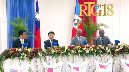 Gouvènman Chine Taïwan fè don 7920 tòn diri ak Food For The Poor.