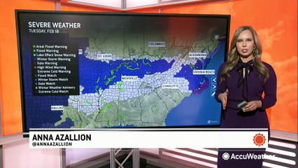 Another snowstorm on the way to the mid-Atlantic