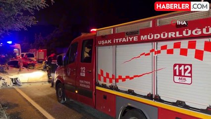 Uşak'ta Trafik Kazası: Sürücü Hayatını Kaybetti
