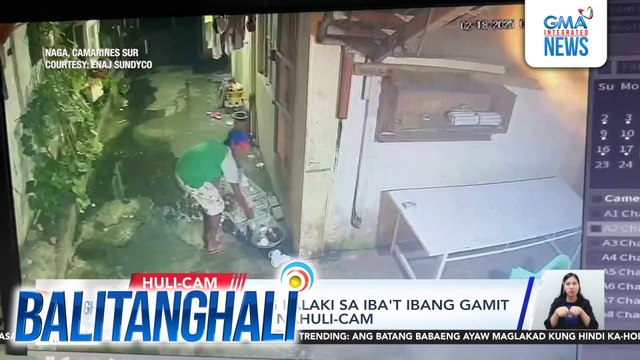Pagnanakaw ng lalaki sa iba't ibang gamit ng isang bahay, nahuli-cam | Balitanghali