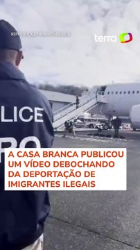 Governo Trump debocha de deportação e posta vídeo 'ASMR' com imigrantes #shorts