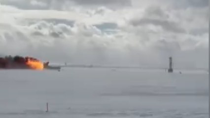 ext-Video muestra el instante como se accidenta avión de Delta Air Lines en Canadá-180225