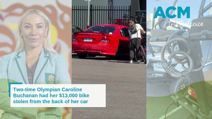 Caroline Buchanan's bike stole in Dickson