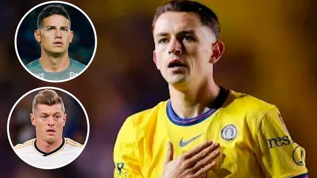 Álvaro Fidalgo se deshace en elogios ante James Rodríguez y lo compara con Toni Kroos