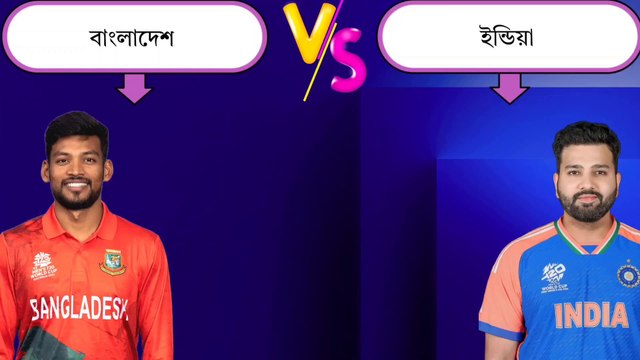 Bangladesh Vs India | Icc Champions Trophy 2nd Match | Comparison & Schedule | Ban Vs Ind