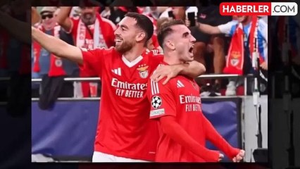 Kerem ve Orkun attı, Benfica Şampiyonlar Ligi'nde son 16'ya kaldı