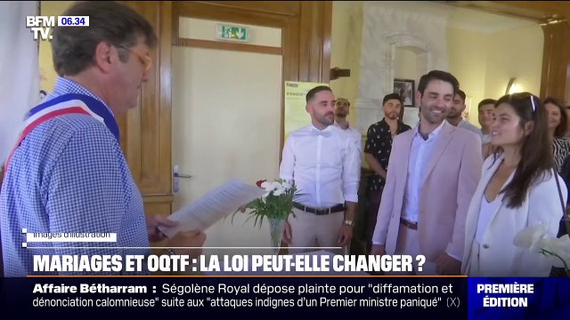 Une proposition de loi d'un sénateur vise à interdire un mariage en France quand l'un des futurs époux est soumis à une OQTF