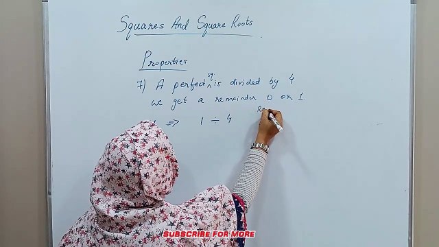 Squares And Square Roots (PART 5) - Maths