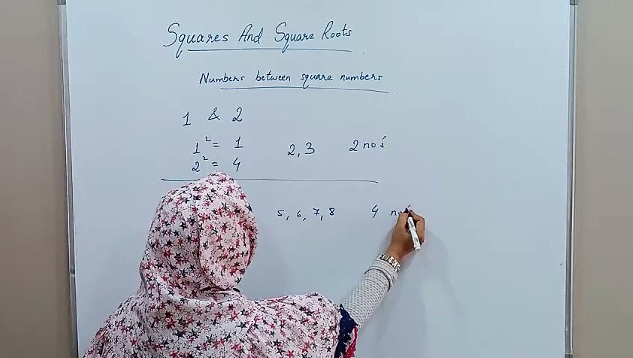 Squares And Square Roots (PART 6)  - Maths