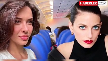 Devrim Özkan ve Bige Önal'in bindiği uçağa yıldırım çarptı