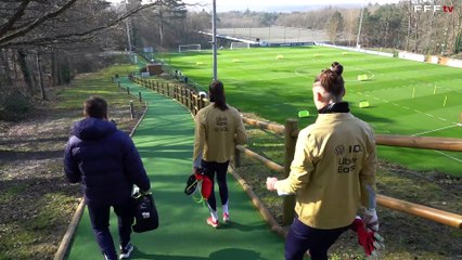 L'entrainement des gardiennes avec Lionel Létizi