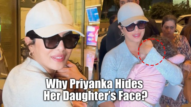 Why Does Priyanka Chopra Jonas Hide Daughter Malti Marie's Face? | Actress Returns From India