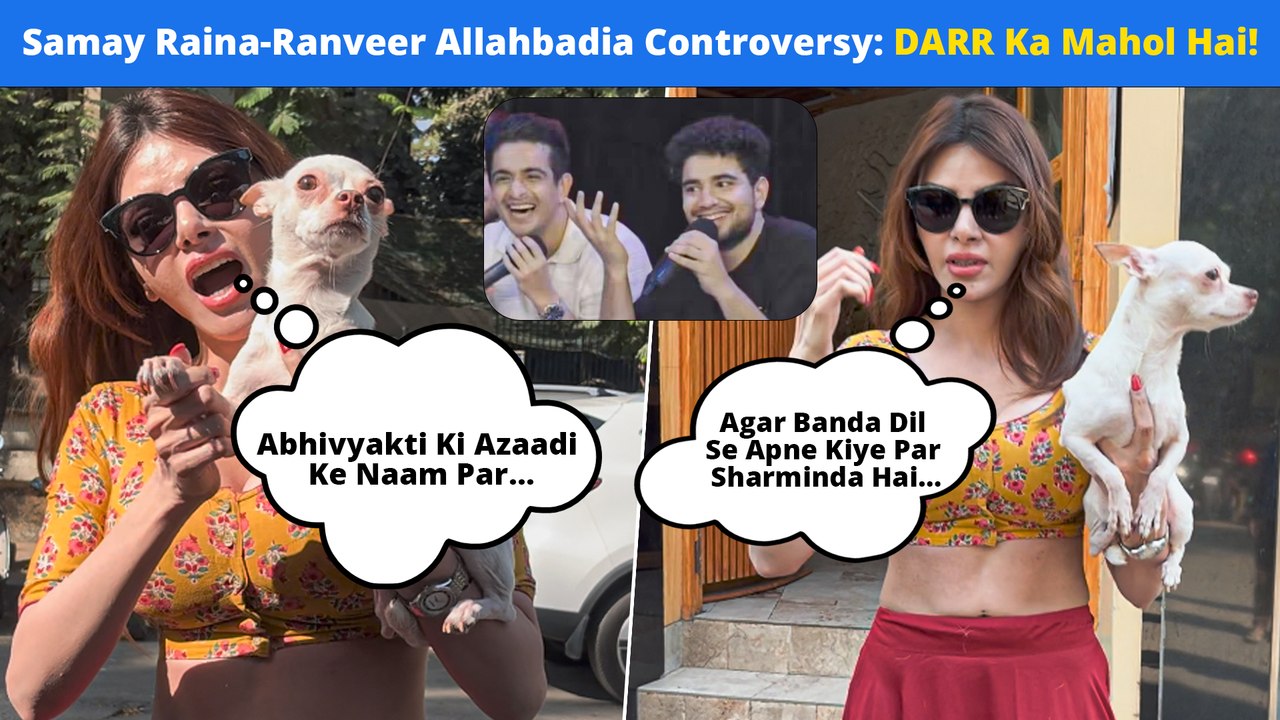 DARR Ka Mahol Hai: Sherlyn Chopra's SHOCKING STATEMENT On Samay Raina-Ranveer Allahbadia Controversy