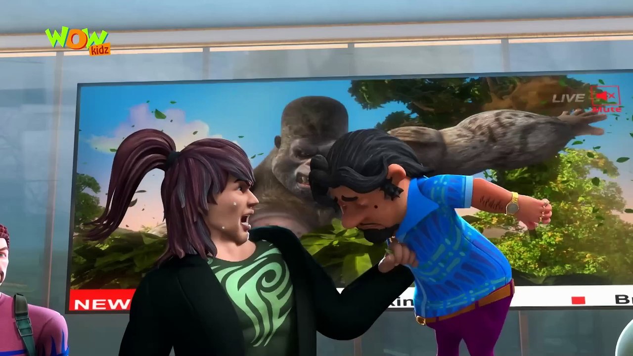 The Terror Of Giant Beasts _ New Hindi Cartoon Movies _ Motu Patlu Movie 2025