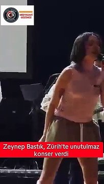 Zeynep Bastık, Zürih’te coşkulu bir konser verdi…