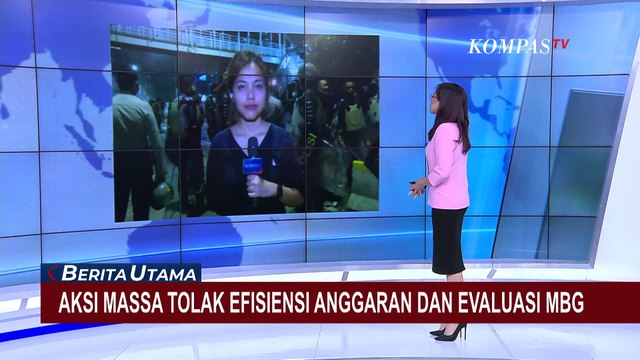 Aksi Indonesia Gelap, Massa Tolak Efisiensi Anggaran Pendidikan dan Evaluasi Makan Bergizi Gratis