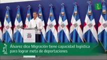 Álvarez dice Migración tiene capacidad logística para lograr meta de deportaciones