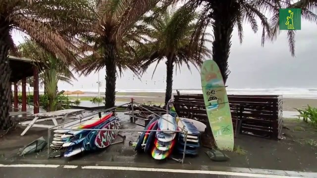 Taiwán amanece con oficinas y escuelas cerradas ante la llegada del tifón Krathon