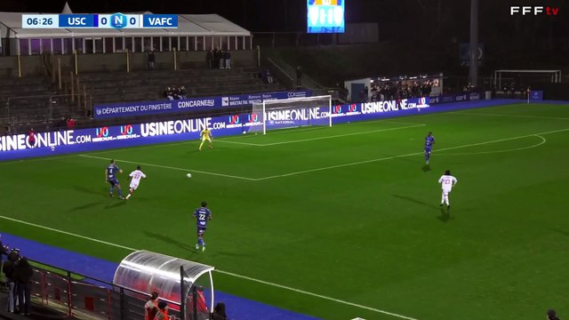 J22 I US Concarneau vs Valenciennes FC en replay (1-1) I National FFF 2024-2025