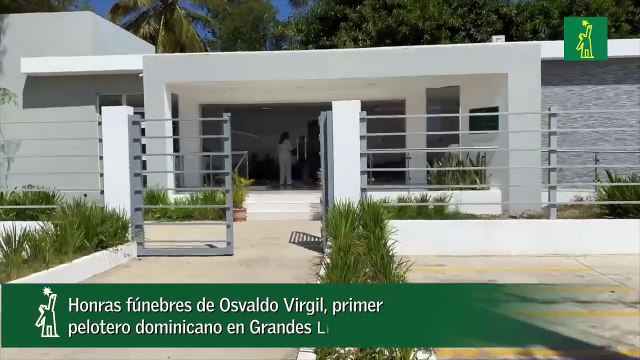 Honras fúnebres de Osvaldo Virgil, primer pelotero dominicano en Grandes Ligas