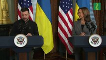 Zelenski recibe el apoyo de Biden y de Harris antes de reunirse con Trump
