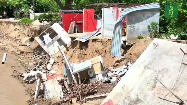 Las lluvias por huracán John derrumban casas y los sueños de familias en Acapulco