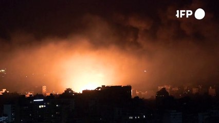 Israel lanza bombardeo en Beirut tras muerte de soldados en Líbano