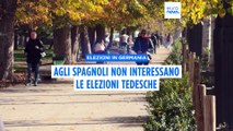 Gli spagnoli non sono molto interessati alle elezioni tedesche