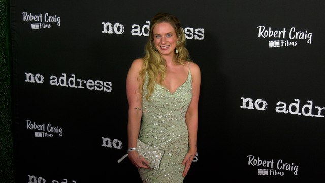 Ava Suppelsa attends the No Address red carpet premiere in Los Angeles
