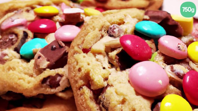 Cookies aux Smarties et Kit Kat