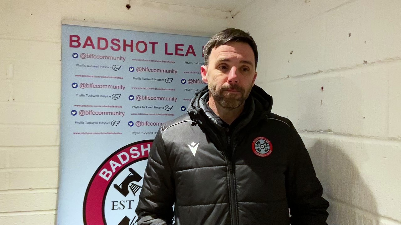Badshot Lea manager Gavin Smith post-Metropolitan Police