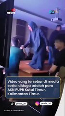 Viral! Video ASN PUPR Kutai TImur Joget di Atas Meja Kantor