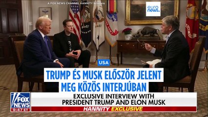 "Mint egy testvérpár" – Trump és Musk közös tévéinterjúja