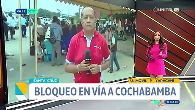 Segundo día de bloqueo en Yapacaní, pobladores aguardan un diálogo con la Gobernación