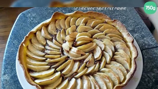 Tarte aux pommes et spéculoos