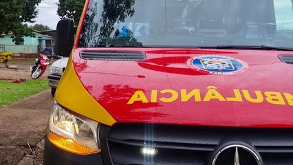 Motociclista fica ferido após colisão entre S10 e Honda Biz no Universitário