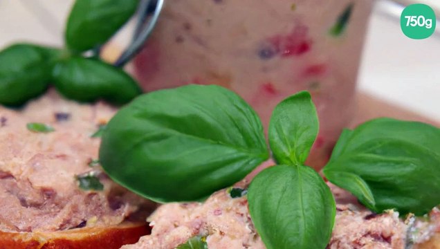 Rillettes de Thon au basilic frais